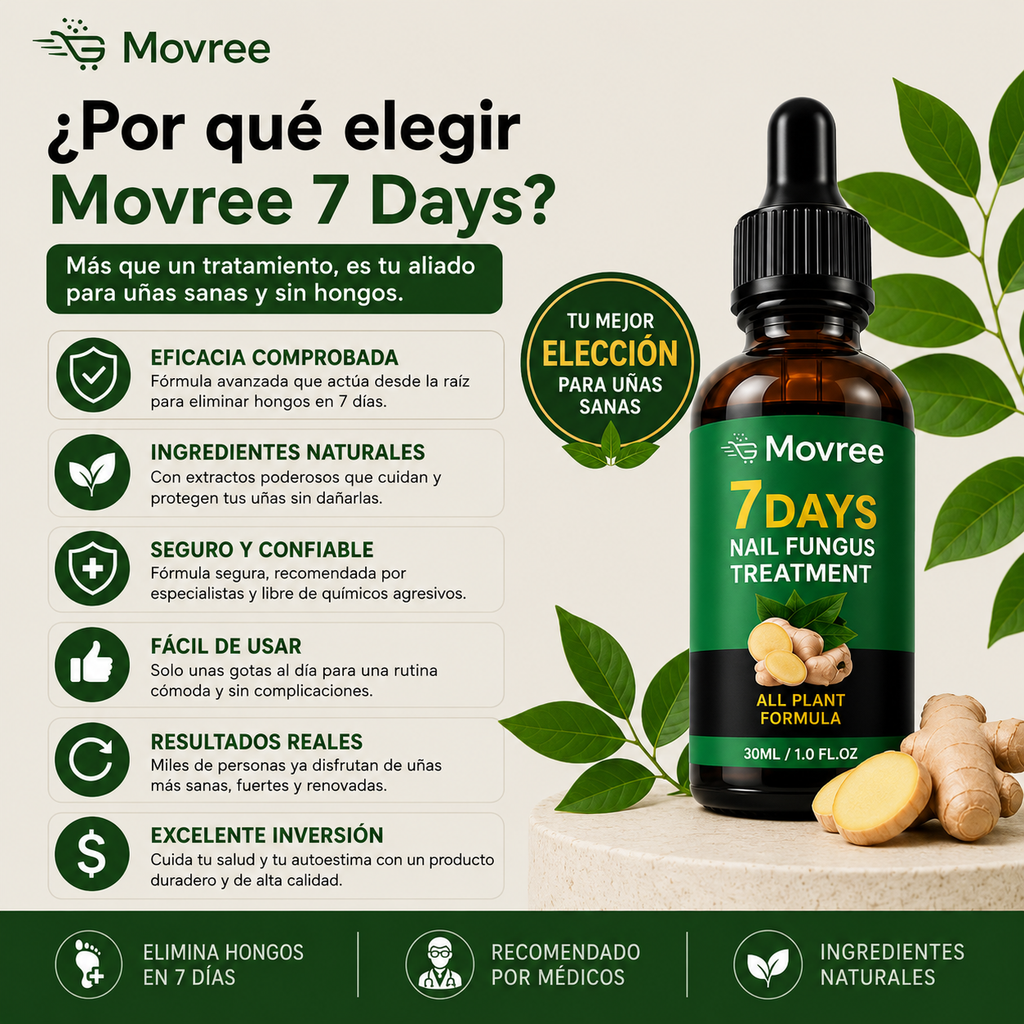 TRATAMIENTO ANTI HONGOS 7 DÍAS 100% NATURAL