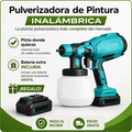 🎨 Pulverizador de Pintura Inalámbrica con Doble Batería Incluye batería extra + depósito de alta capacidad + REGALO EXCLUSIVO 🔥