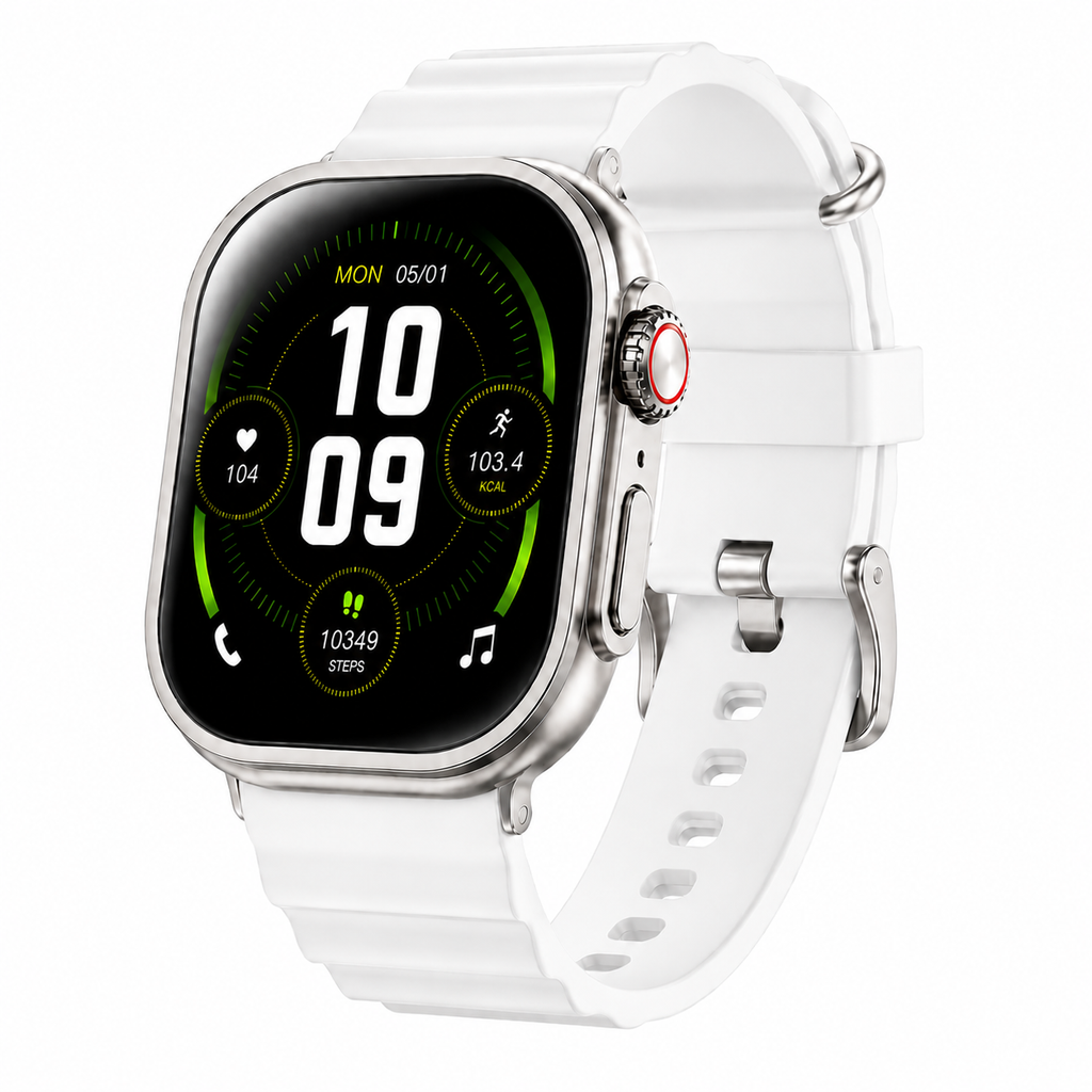 SMARTWATCH ULTRA CON 2 CORREAS INCLUIDAS + CAJA PREMIUM Y CARGADOR INALÁMBRICO ¡ENVÍO GRATIS! 🔥