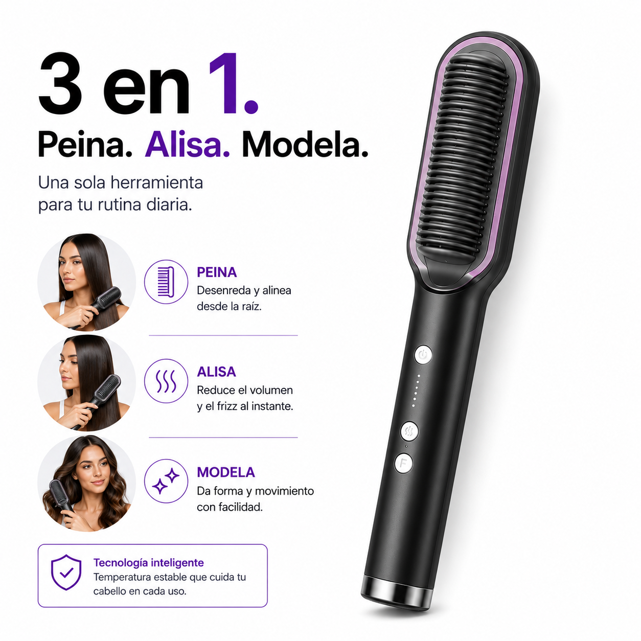 CEPILLO ALISADOR INALÁMBRICO + ENVÍO GRATIS + PAGO AL RECIBIR + REGALO EXCLUSIVO SOLO HOY 🔥